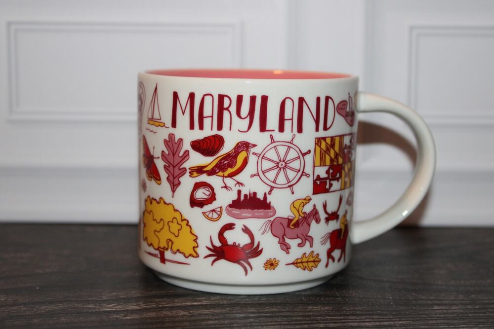 Starbucks Been There Series Collection Maryland Ceramic 14oz Coffee Mug